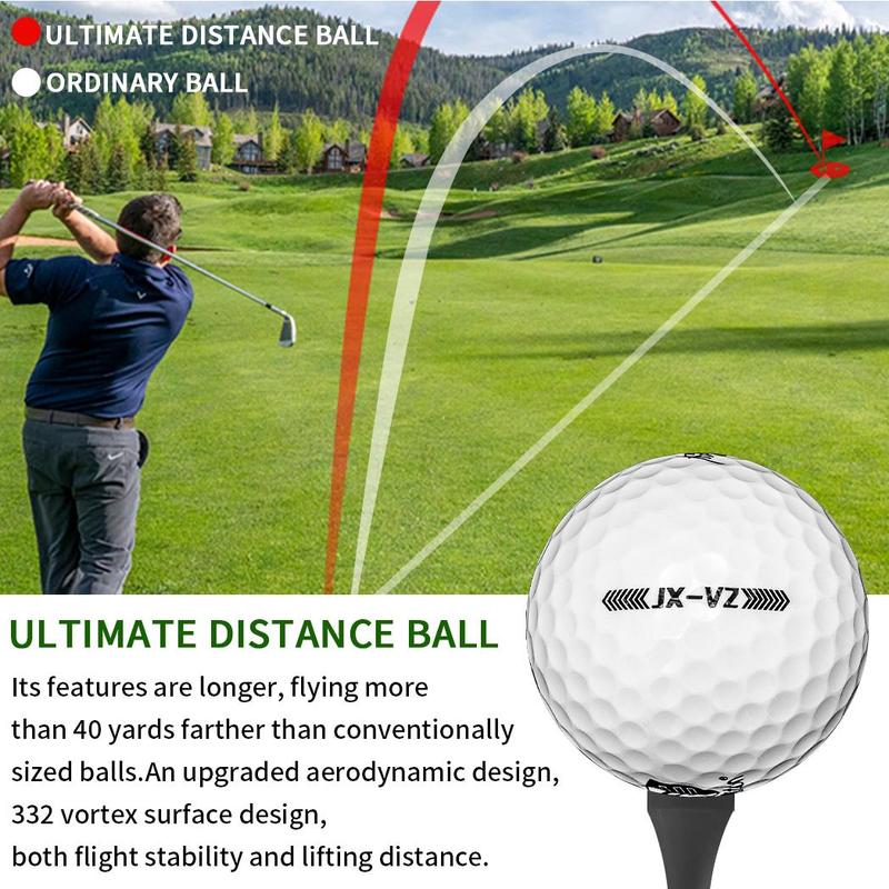 Double Core Golf Ball, Ultra-long Distance Golf Ball, Aerodynamic Design Golf Ball, Golf Training Ball, Golf Accessories