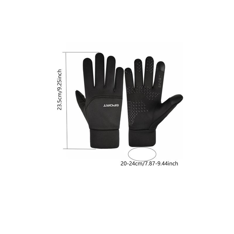 Winter Outdoor Warm Gloves, Windproof Touch Screen Gloves, Comfortable Multi-purpose Sports Gloves for Cycling Skiing, Sports Accessories