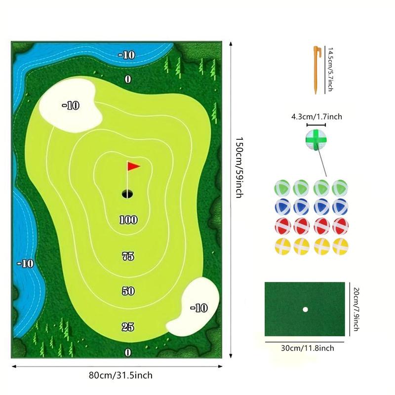 Golf Practice Mat, 1 Set Golf Game Training Mat, Indoor or Outdoor Games, Family & Outdoor Play Equipment, Best Gifts, Summer Gifts, Christmas Gift