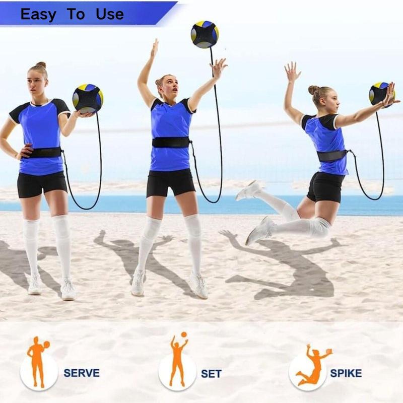 Volleyball Training Assistant Set, 1 Set Volleyball Training Equipment, Easy To Practice Setting and Spiking, Excellent Single Serve and Spiking Trainers