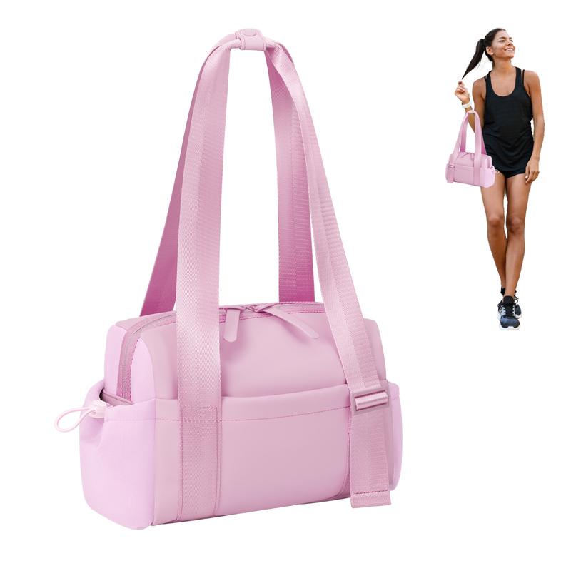 Mini Gym Bag for Women Girls Small Gym Tote Bag with Wet Compartment Waterproof Travel Duffle Bag Cute Workout Sport Bag