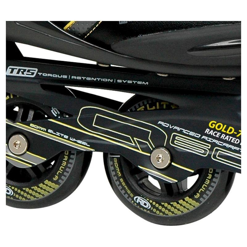 Roller Derby Men's Aerio Q-60 Inline Skates - Black Yellow (11)