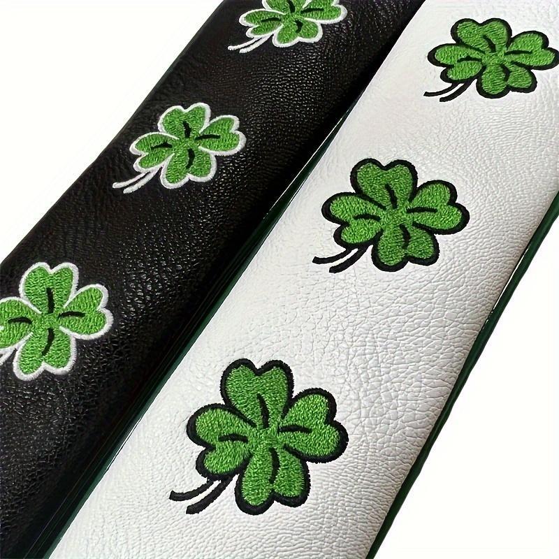 Four Leaf Clover Design Golf Alignment Stick Cover, 1 Count Golf Swing Training Cover, Golf Accessories for Men & Women, Golf Enthusiast