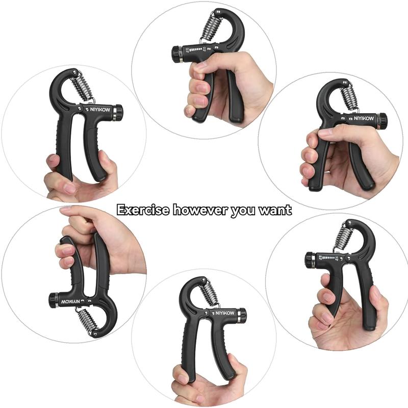 Grip trainer Adjustable resistance trainer for hand, wrist, and forearm hand grip trainer-upgraded hand grip grip range from 11-132 pounds forearm grippers