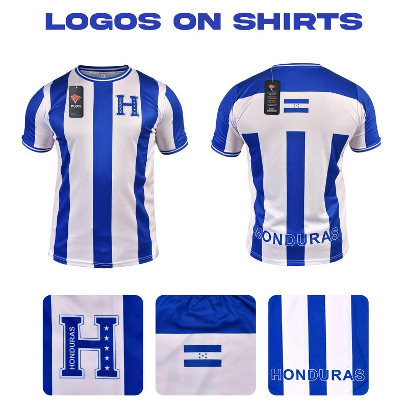 Fury Honduras Soccer Jersey - Honduras Soccer Shirt - Football Honduras Jersey Men Women Unisex shirtslatinas