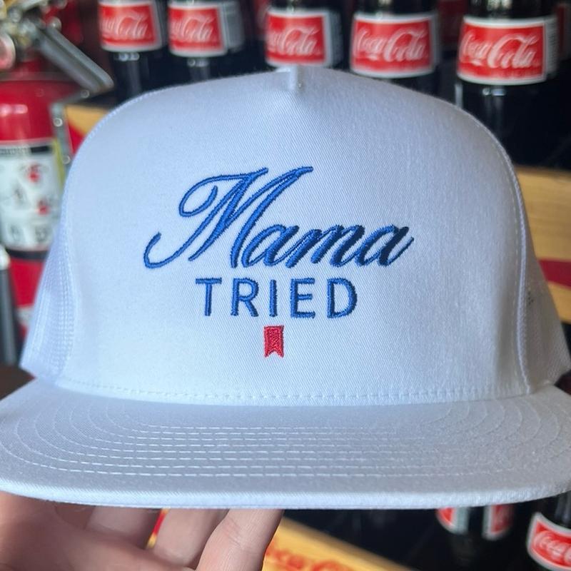 Classic Mama Tried Ultra White 5 Panel Hat