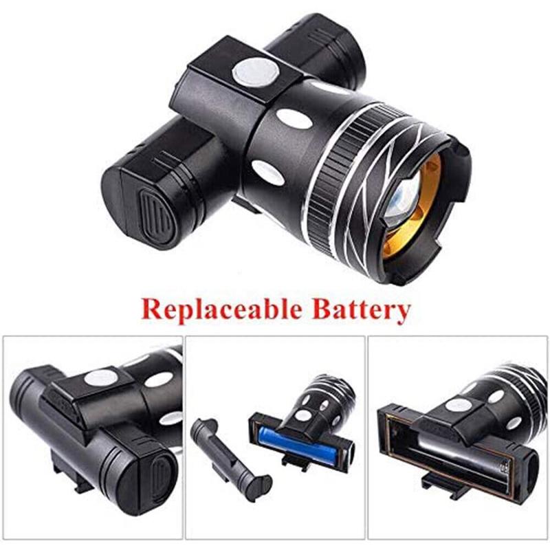 40000LM Rechargeable LED MTB Bicycle Light Racing Bike Front Headlight