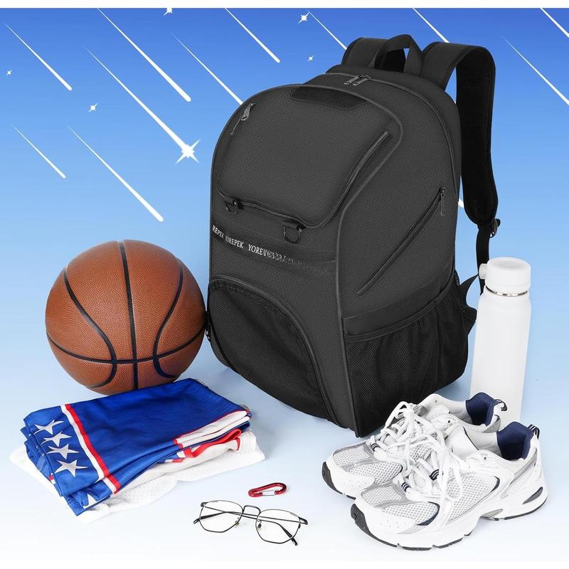 Basketball Bag, Large Basketball Backpack with Shoe Compartment and Ball Holder for daughter son, Water Resistant Soccer Bag for   Equipment Fits Volleyball Football Gym