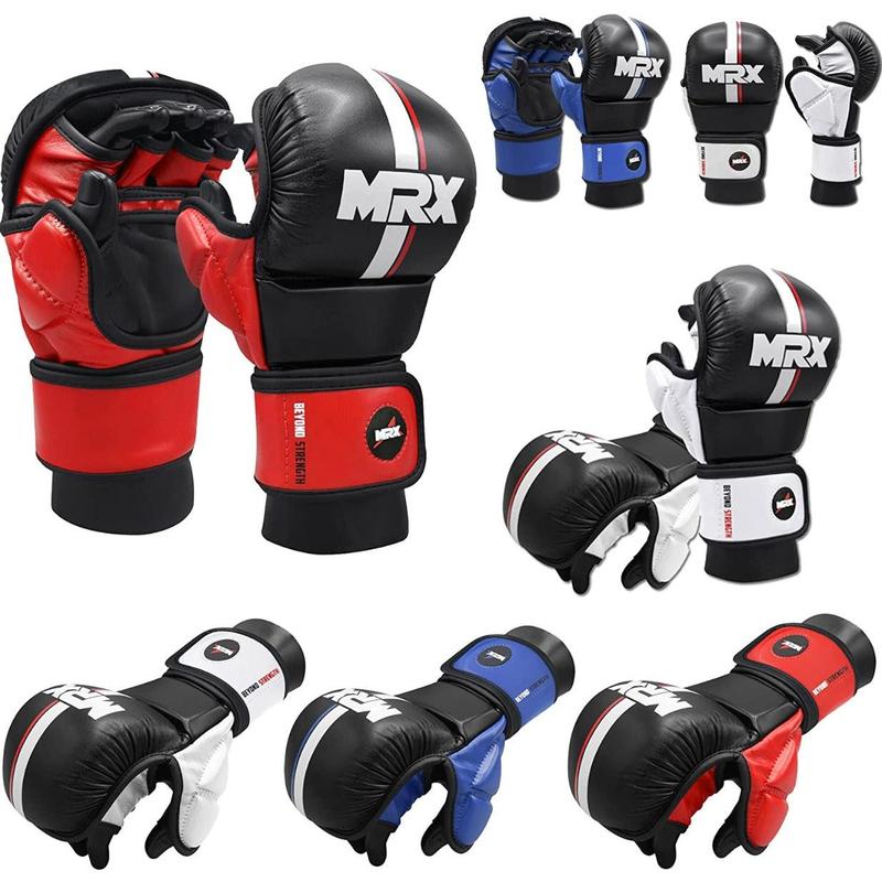 MRX Men’s Boxing Sparring Shooter Gloves Training MMA Kickboxing Punching