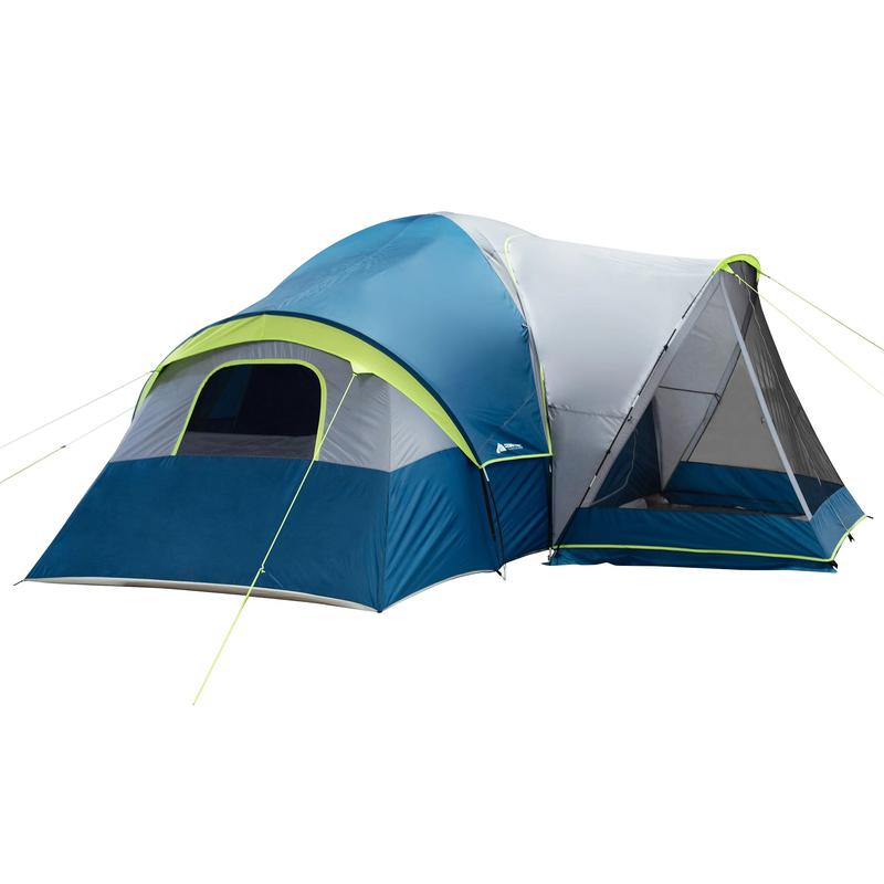 10-Person Modified Dome Tent with Screen Porch