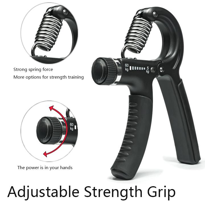 Grip trainer Adjustable resistance trainer for hand, wrist, and forearm hand grip trainer-upgraded hand grip grip range from 11-132 pounds forearm grippers