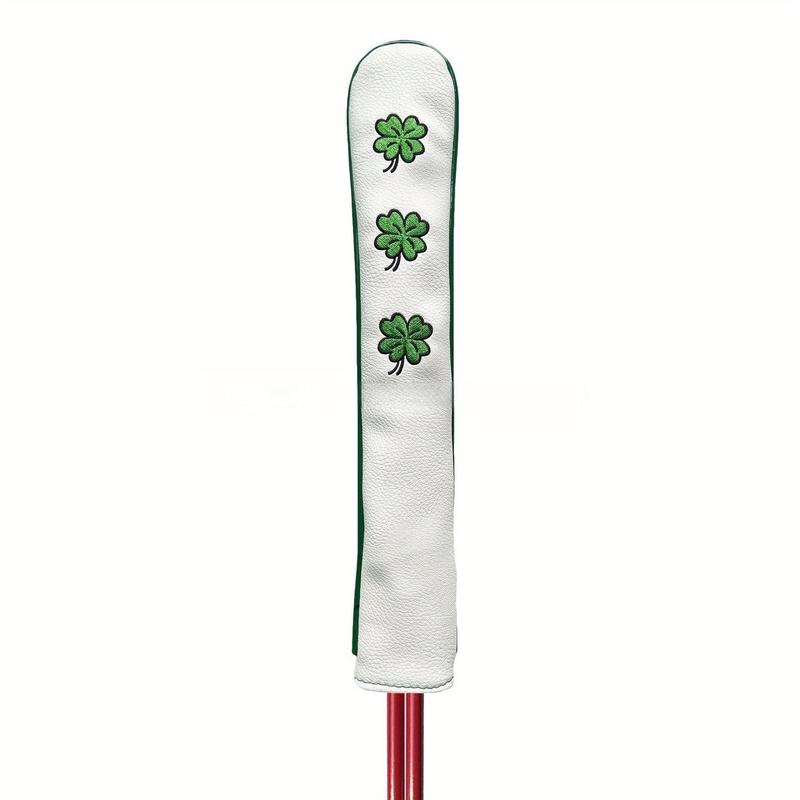 Four Leaf Clover Design Golf Alignment Stick Cover, 1 Count Golf Swing Training Cover, Golf Accessories for Men & Women, Golf Enthusiast