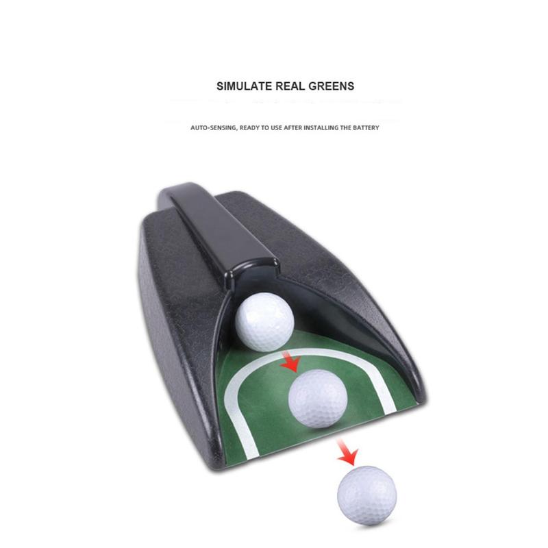 Golf Putter Trainer, 1 Count Indoor Office Automatic Ball Return Golf Practice Supplies, Golf Training Equipment for Indoor Office