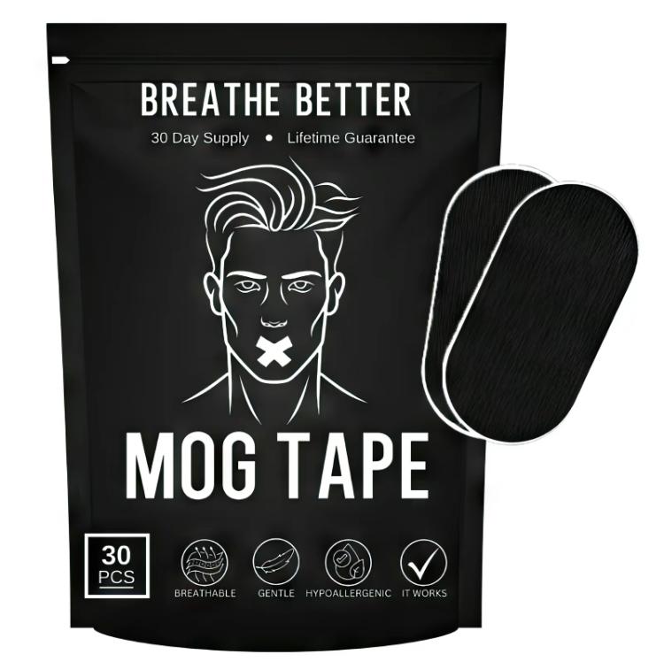 Mog Mouth Tape - 30 Strips, Sport Accessories, Sleep Aid Mog Strips