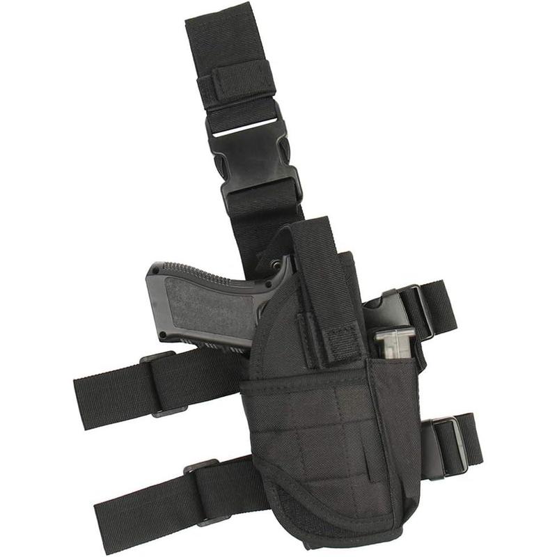 Drop Leg Holster for Pistol- Right Handed Tactical Thigh Airsoft Pistol Holster Adjustable Gun Holster Upgrade