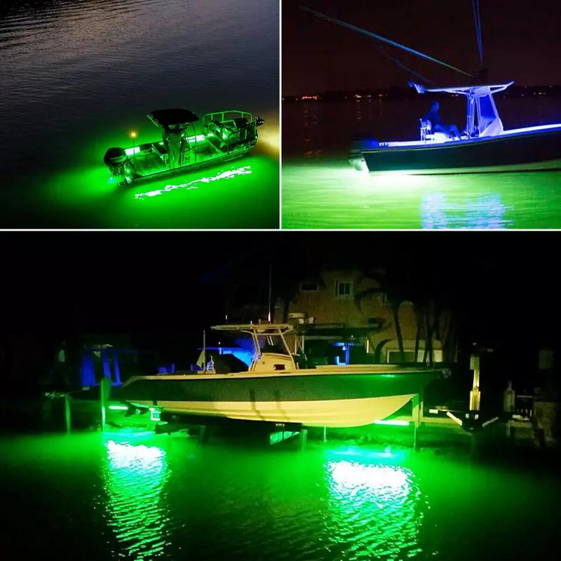 500000Lumens LED light deepsea underwater boat Fishing lure LED fish light Lamp