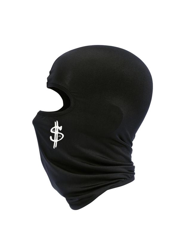 2 in 1 Dollar Sign Print Balaclava Face Mask, Breathable Sun Protection Face Cover, Outdoor Sports Cycling Face Mask for Men & Women