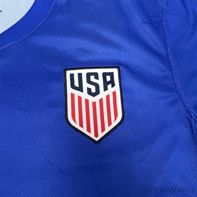 Copa America 2024 USA Away Short Sleeve Soccer Jerseys