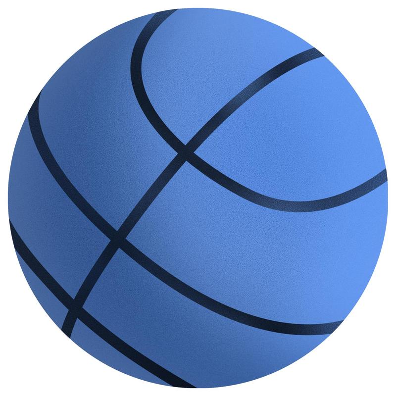 Silent Basketball Mini Basketball Indoor Basketball for Kids Small Basketball Dribbling Indoor (Blue, Size 5)