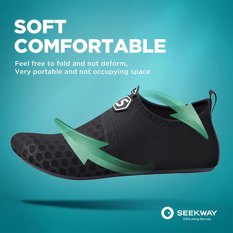 SEEKWAY Water Shoes Barefoot Aqua Socks Non Slip Quick-Dry for Beach Pool Swimming River Lake Women Men SK001 quick dry