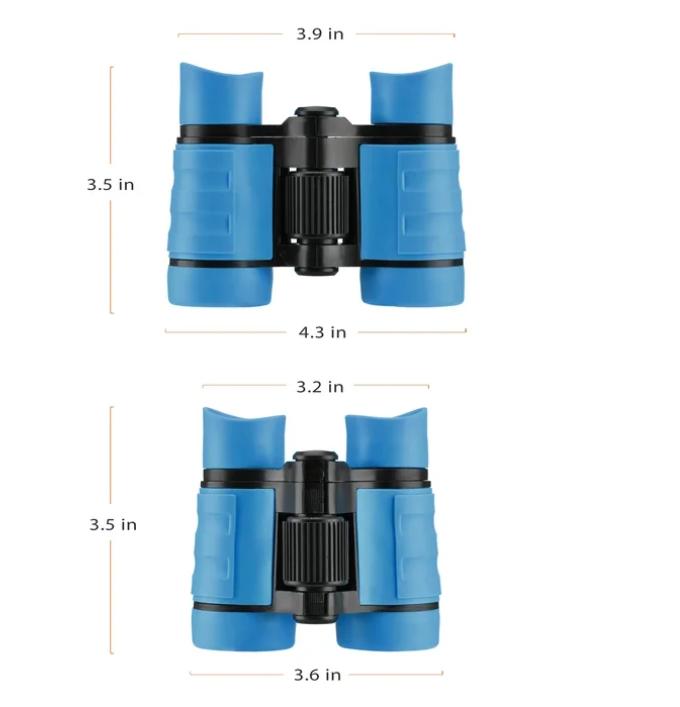 Binoculars for 3-12 Years Boys and Girls Toys Gifts Optics Shockproof Toy Binoculars for Bird Watching, Educational Insights, Camping, Science, Detective