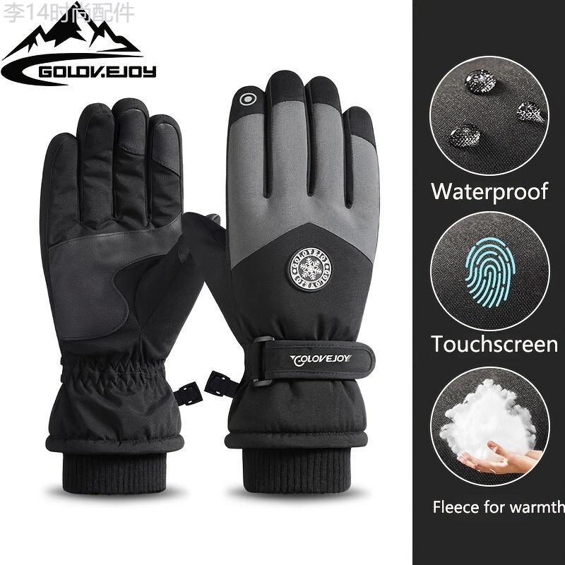 Thermal Winter Ski Gloves - Ultra-Thick Insulation, Adjustable Closure, Non-Slip, Touch Screen, Waterproof, Cold Proof - Perfect for Outdoor Winter Activities, Designed for Cold Winter Days