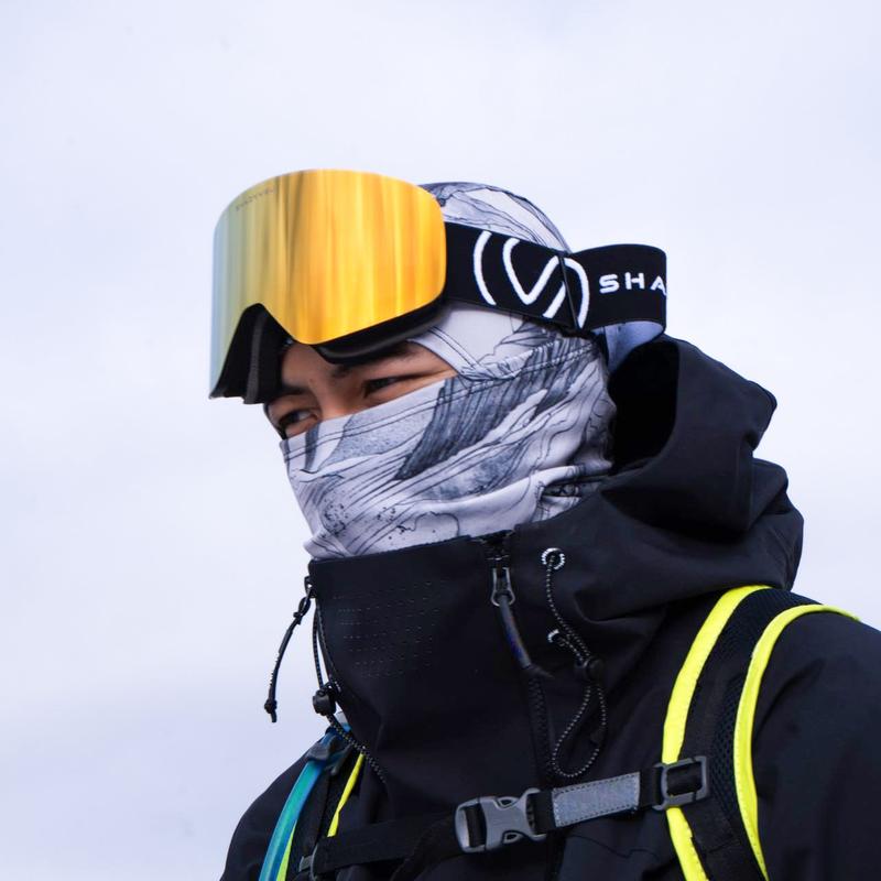 Golden Solstice | Magnetic Anti-fog Anti-glare Lenses for Nova Snow Goggle Frame antifog