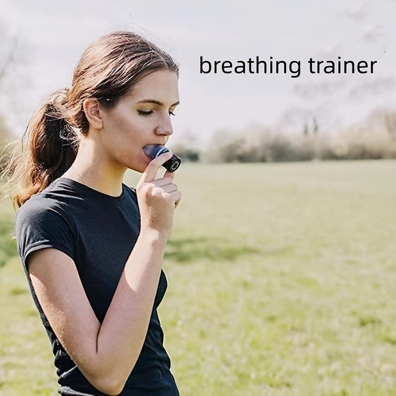 Maximize Fitness & Lung Power: Portable Aerobic Trainer with Adjustable Resistance, Battery-Free, for Adults