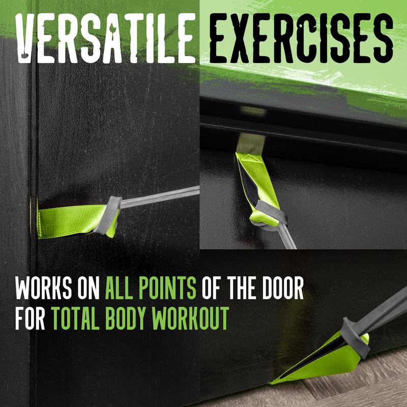 Gradient Fitness Door Anchor for Resistance Bands | Heavy Duty Resistance Band Door Anchors for Stretching Straps, Physical Therapy Exercises & Closed Loop Bands. Door Anchor for Home Gym Workout…