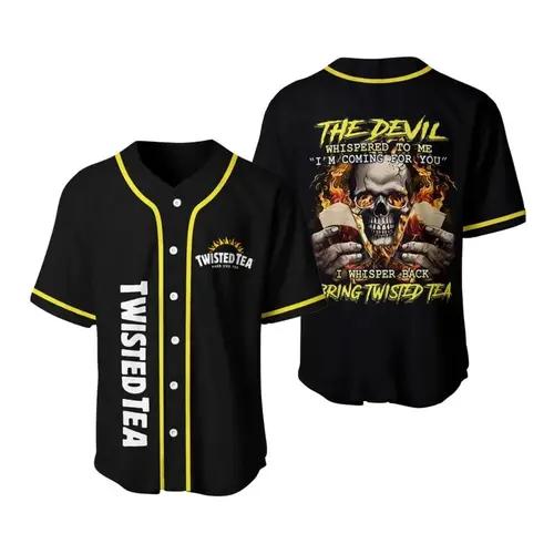 Premium Twisted Tea Baseball Jersey Gift For Sports Fans, Baseball Jersey For Men and Women, Baseball Jersey