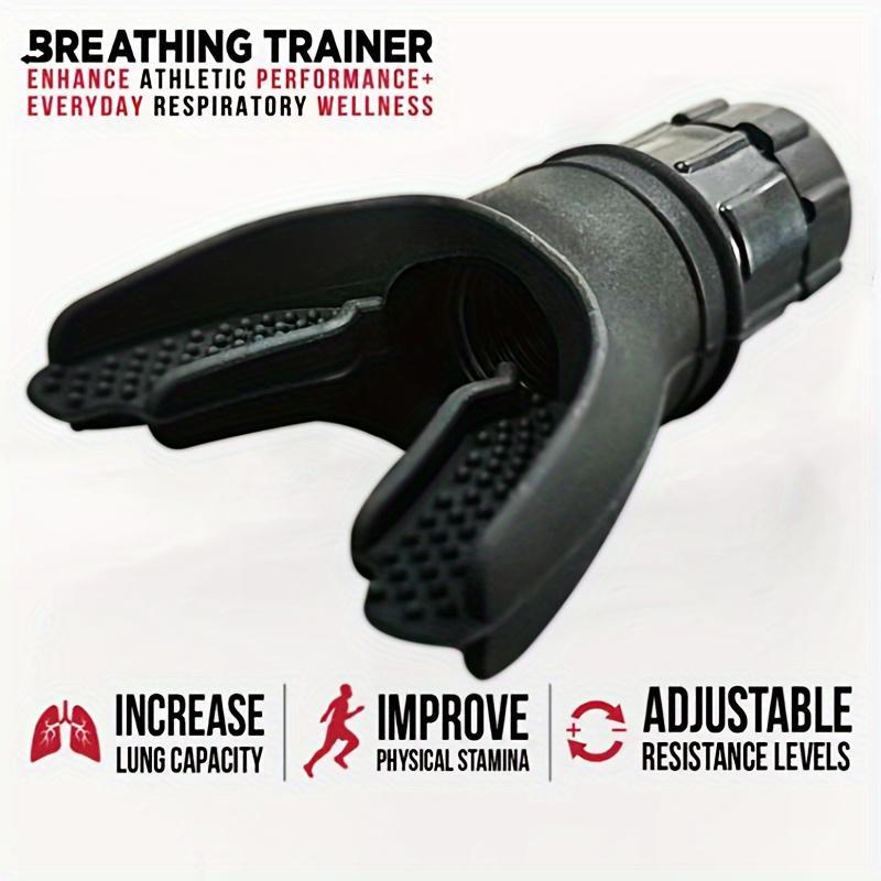 Maximize Fitness & Lung Power: Portable Aerobic Trainer with Adjustable Resistance, Battery-Free, for Adults