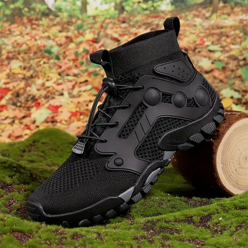 Lightweight Breathable High Top Water Shoes: Quick Dry, Non-Slip for Outdoor Sports & Adventure