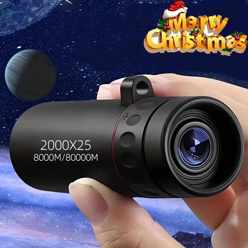 2000x25 Magnification Telescope, Portable Monocular Telescope for Outdoor Camping,  Traveling, Concerts, Fishing, Single Camping, Bike Tour, Luxury Camping, Boyfriend Birthday Gift, Unique Winter Gift, Christmas Gift