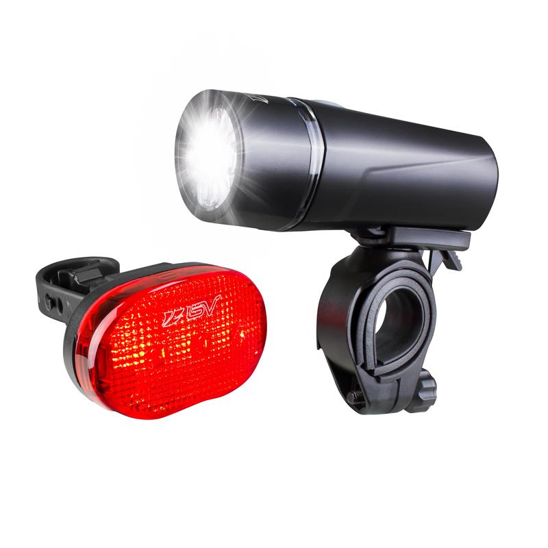 BV Bicycle 5 LED Head Light & 3 LED Tail light, Quick Release Mount | BV-L801