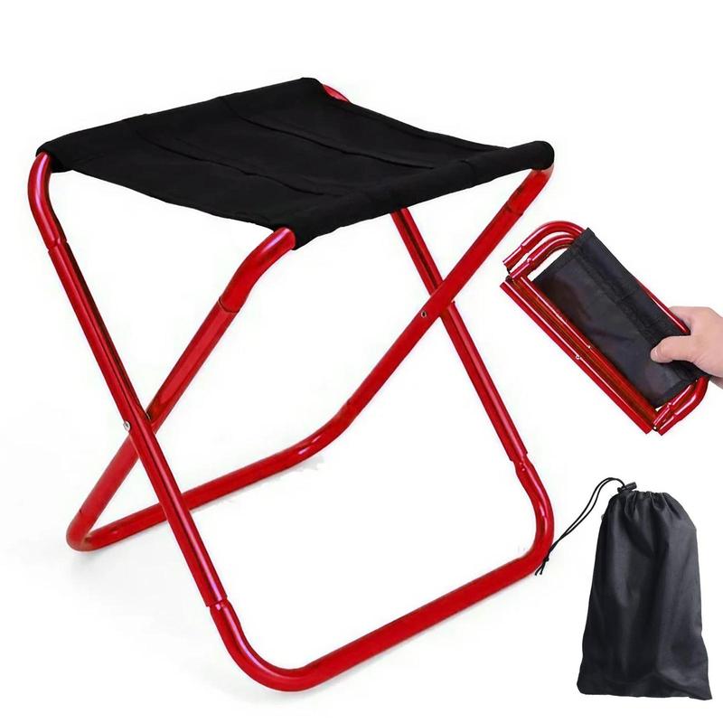 Portable Camping Folding Chair, Lightweight Camping Stool, Foldable Stool for Outdoor Camping Hiking, Picnic Furniture, Camping Supplies