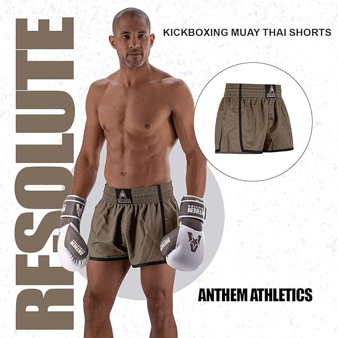 Anthem Athletics Muay Thai Shorts - Kickboxing Short Boxing Trunks for Men & Women - 50 50 Classic Infinity Resolute