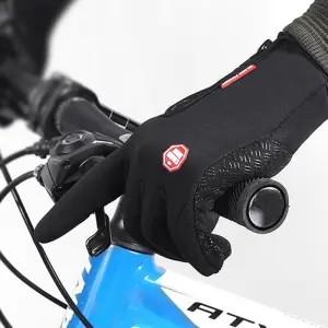 Winter Warm Gloves, 1 Pair Men's and Women's Outdoor Cycling Gloves Warm Plush Lining for Sports, Fishing, Autumn Travel, Waterproof, Windproof and Non-slip Touch Screen Gloves, Birthday Gift