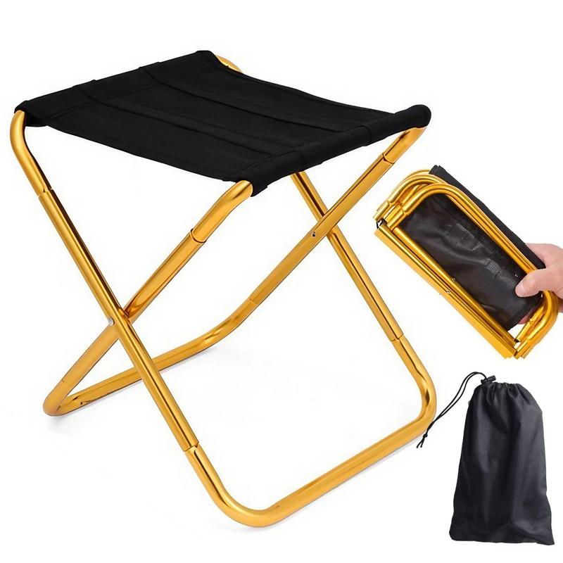 Portable Camping Folding Chair, Lightweight Camping Stool, Foldable Stool for Outdoor Camping Hiking, Picnic Furniture, Camping Supplies