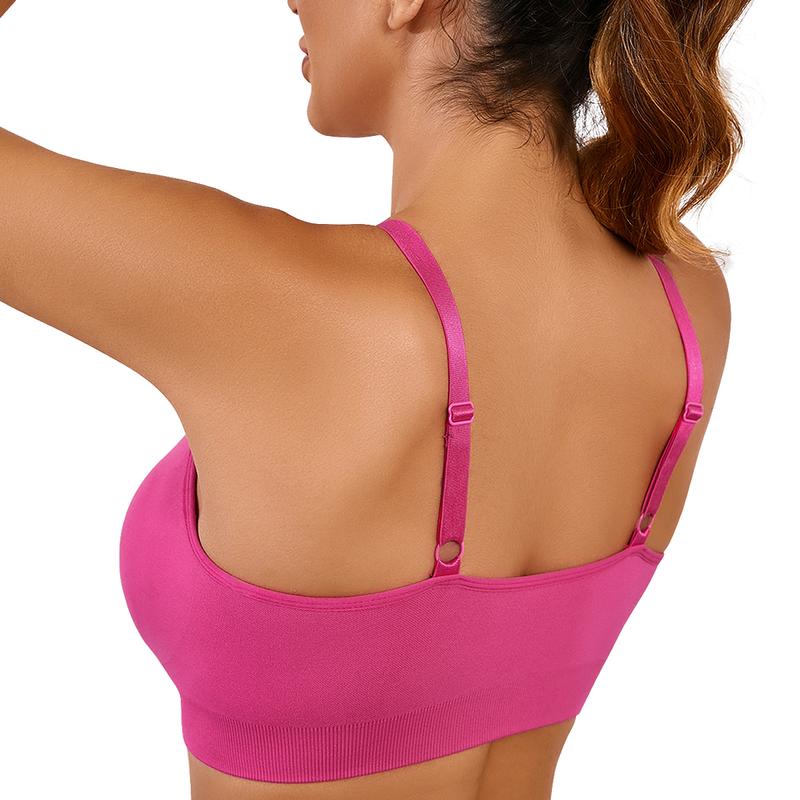 Women's Adjustable Wireless Breathable Bra No Underwire Wireless Sculpt Bra Comfort Sports Bra Everyday