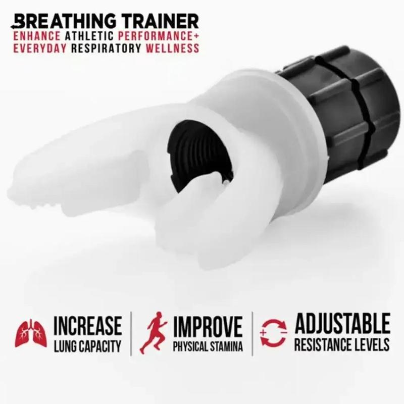 Lung Capacity Training Equipment, 1 Set Lung Trainer & Jaw Exerciser, Sport Breathing Exerciser, Breathing Trainer for Lung Strength