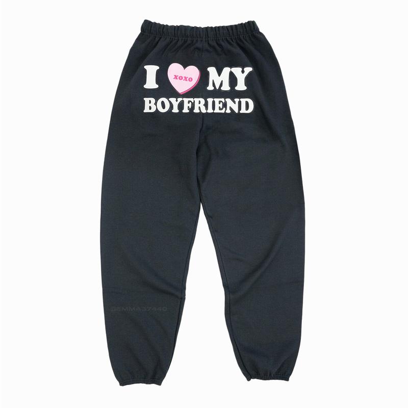 I Love My Boyfriend Valentines Day XOXO Sweatpants