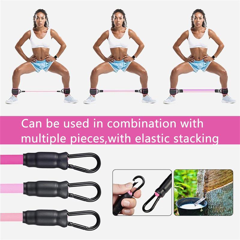 Ankle Resistance Bands with Cuffs, Glutes Workout Equipment,Ankle Bands for Working Out, Butt Exercise for Women Legs and Glutes