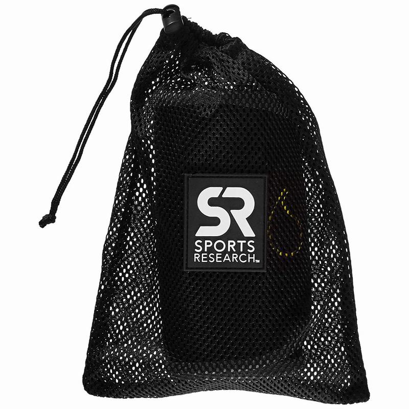 Sports Research Sweet Sweat Arm Trimmers for Men & Women | Increases Heat & Sweat Production to The Bicep Area | Includes Mesh Carrying Bag (Sand, Medium)