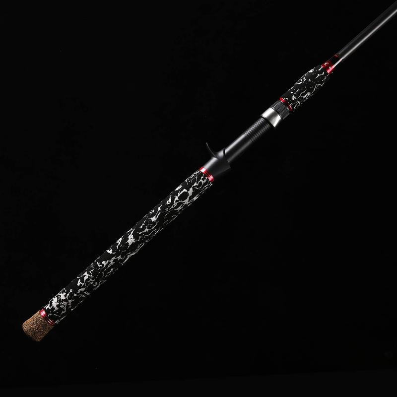 Catfish Casting Rod 2 Pieces Portable 7’ Heavy Catfishing Rod