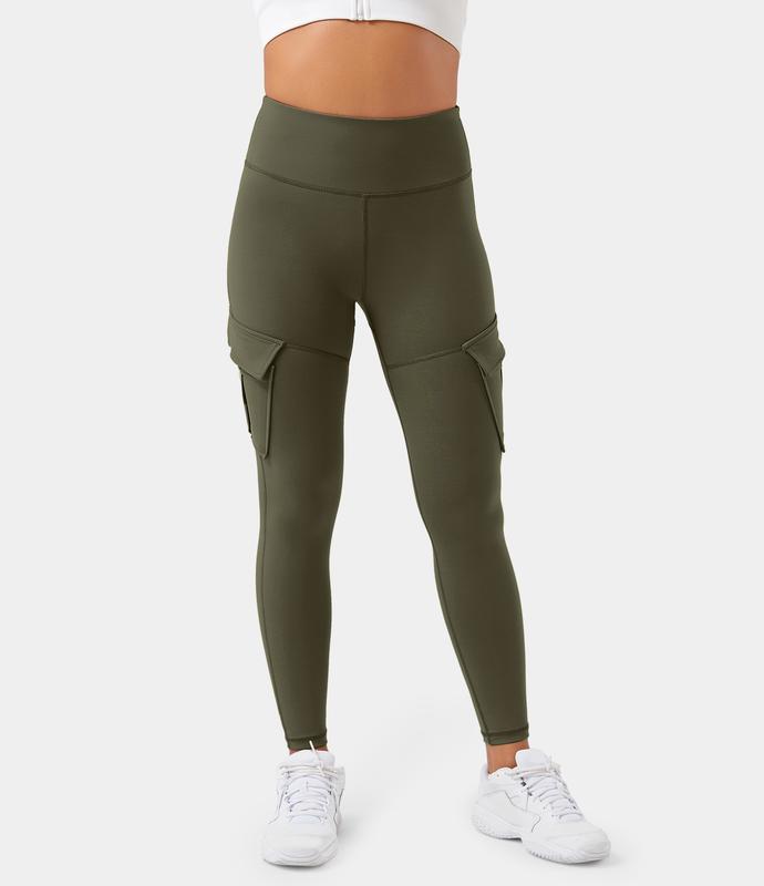 Halara High Waisted Cargo Pocket Skinny Yoga Leggings