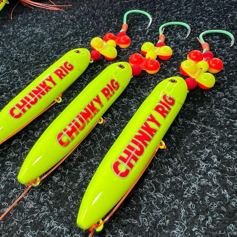 The Official Chunky Rig - 3 Pack - 8 0 glow hooks 