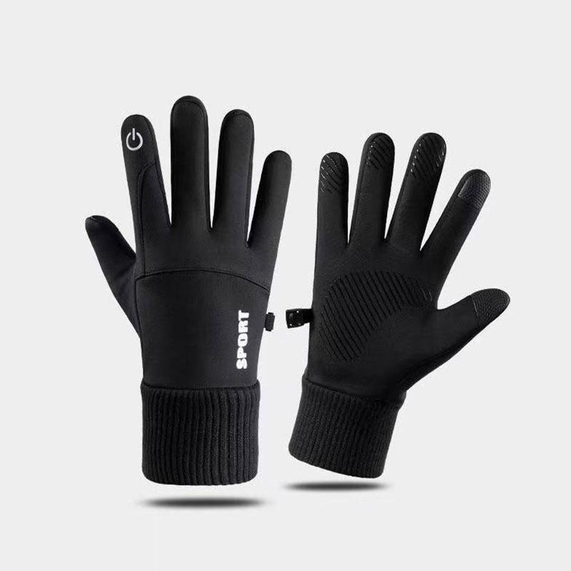 Outdoor Gloves, 1 Pair Non-slip Windproof & Waterproof Sports Gloves, Warm Gloves for Men, Sports & Outdoor Accessories