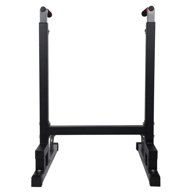 BalanceFrom Multi-Function Home Gym Exercise Dip Stand, 500lb Capacity, Black