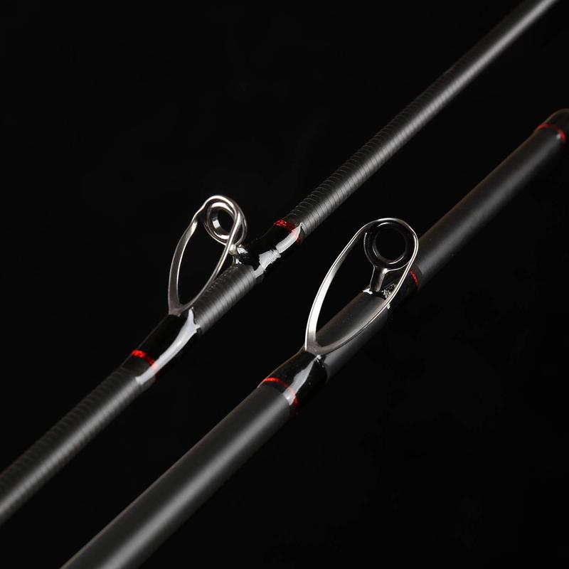 Catfish Casting Rod 2 Pieces Portable 7’ Heavy Catfishing Rod