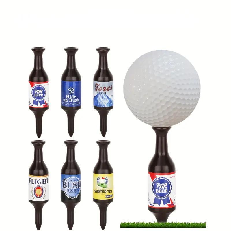 6 Counts Creative Beer Bottle Golf Tee - Durable, The Perfect Gift for Men and Golfers, Ideal for Bachelorette Parties, The Perfect Christmas Holiday Gift